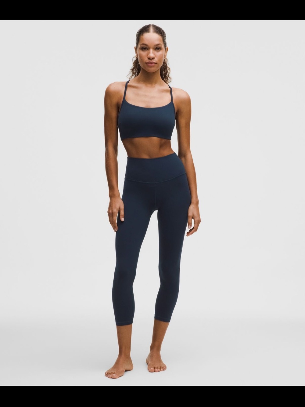 NWT Navy Blue lululemon Align High-Rise Crop
